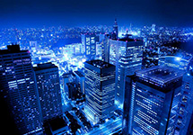 Tokyo city at night
